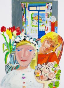 She&rsquo;s Leaving Home, gouache on paper